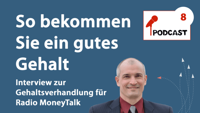 Neuer Podcast: Interview zur Gehaltsverhandlung für Radio MoneyTalk