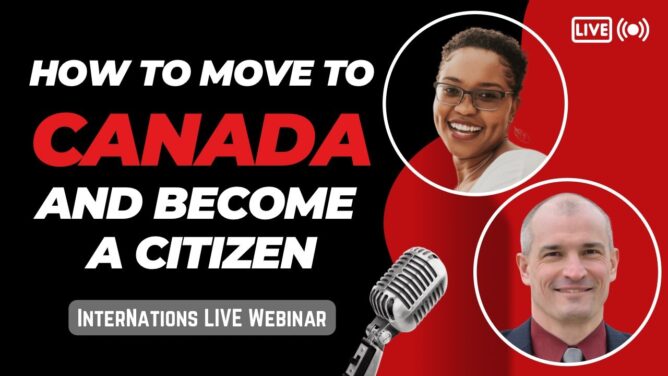 Recording of the InterNations Webinar "How to Move to Canada and Become a Canadian Citizen" on November 12, 2022